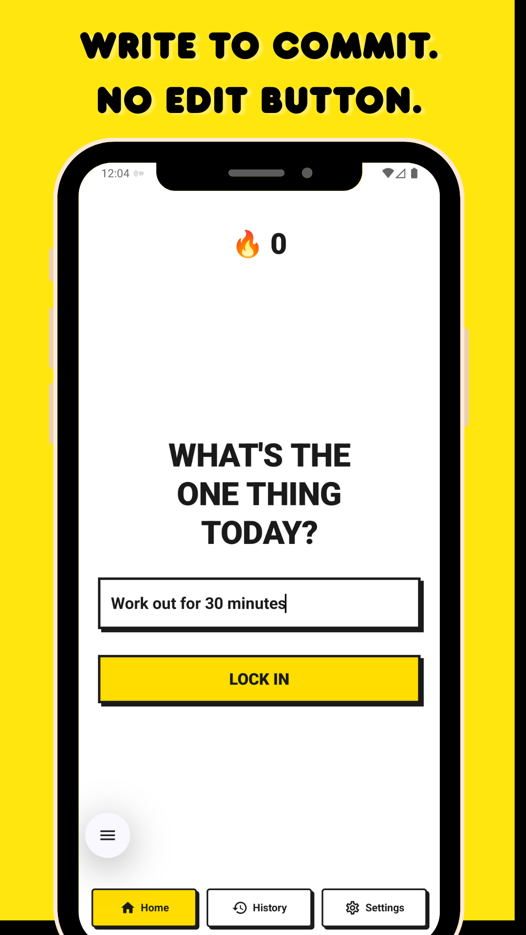 Lock Your Commitment