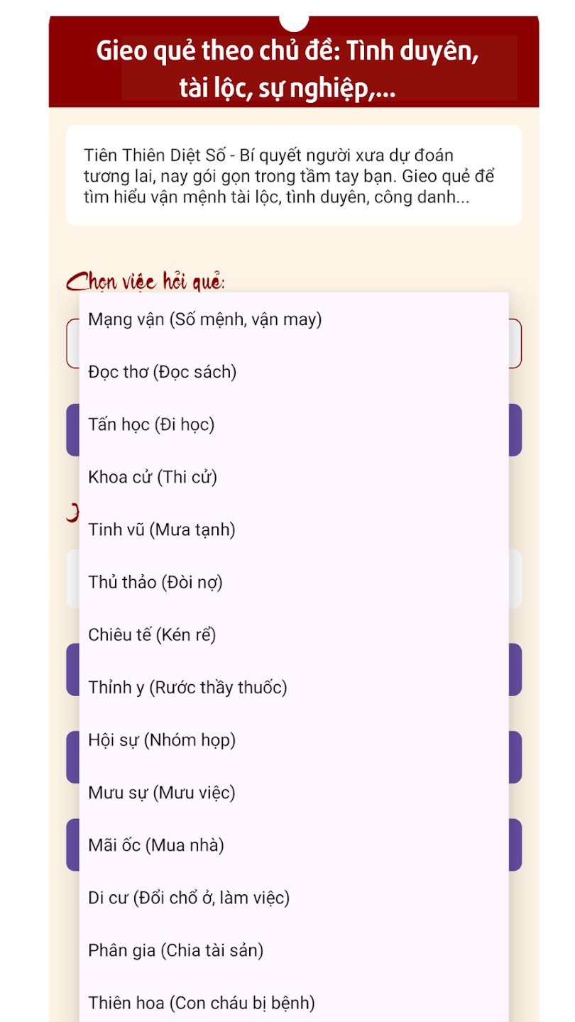 Chọn Chủ Đề Hỏi Việc
