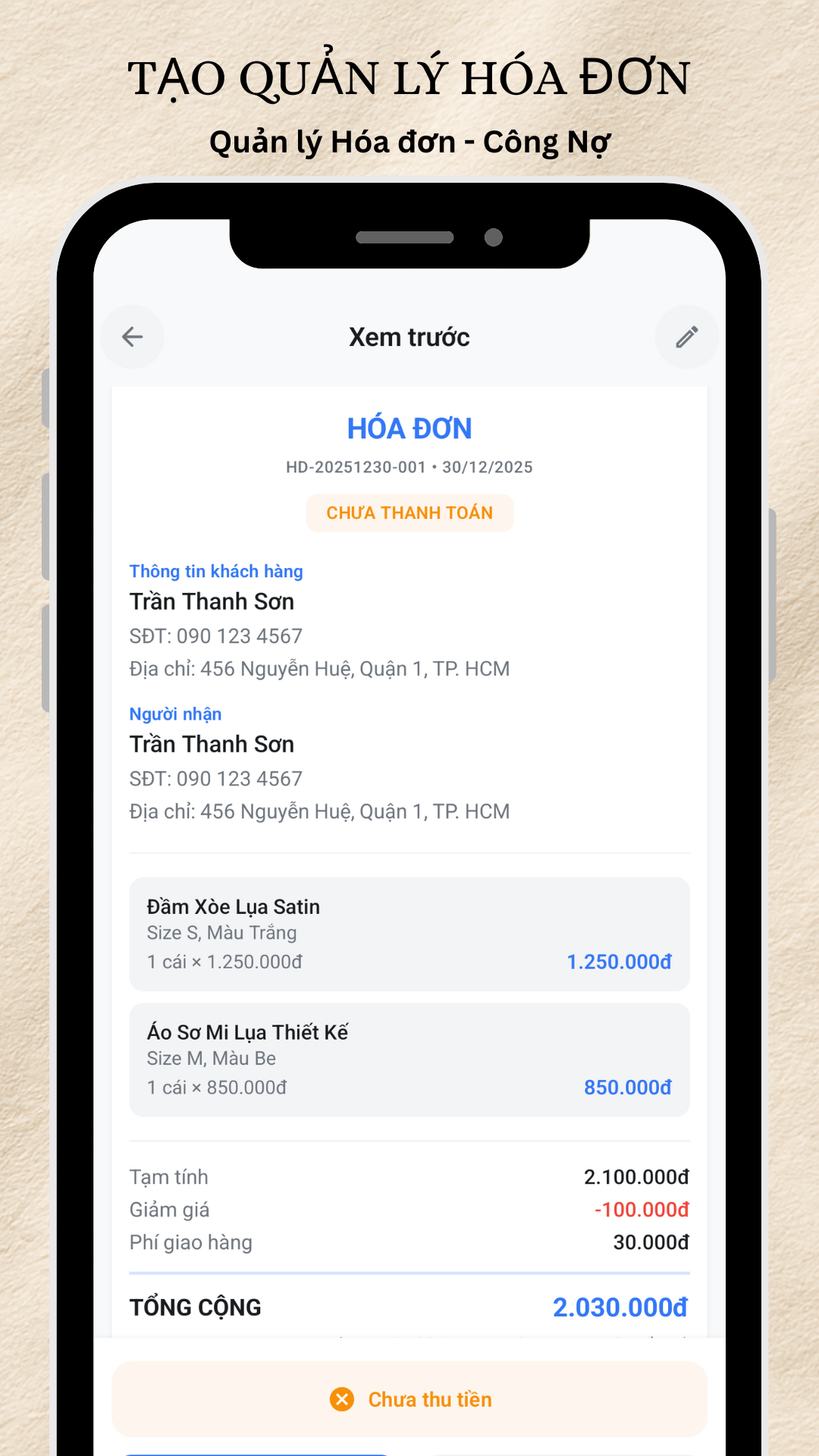 Thống Kê Doanh Thu