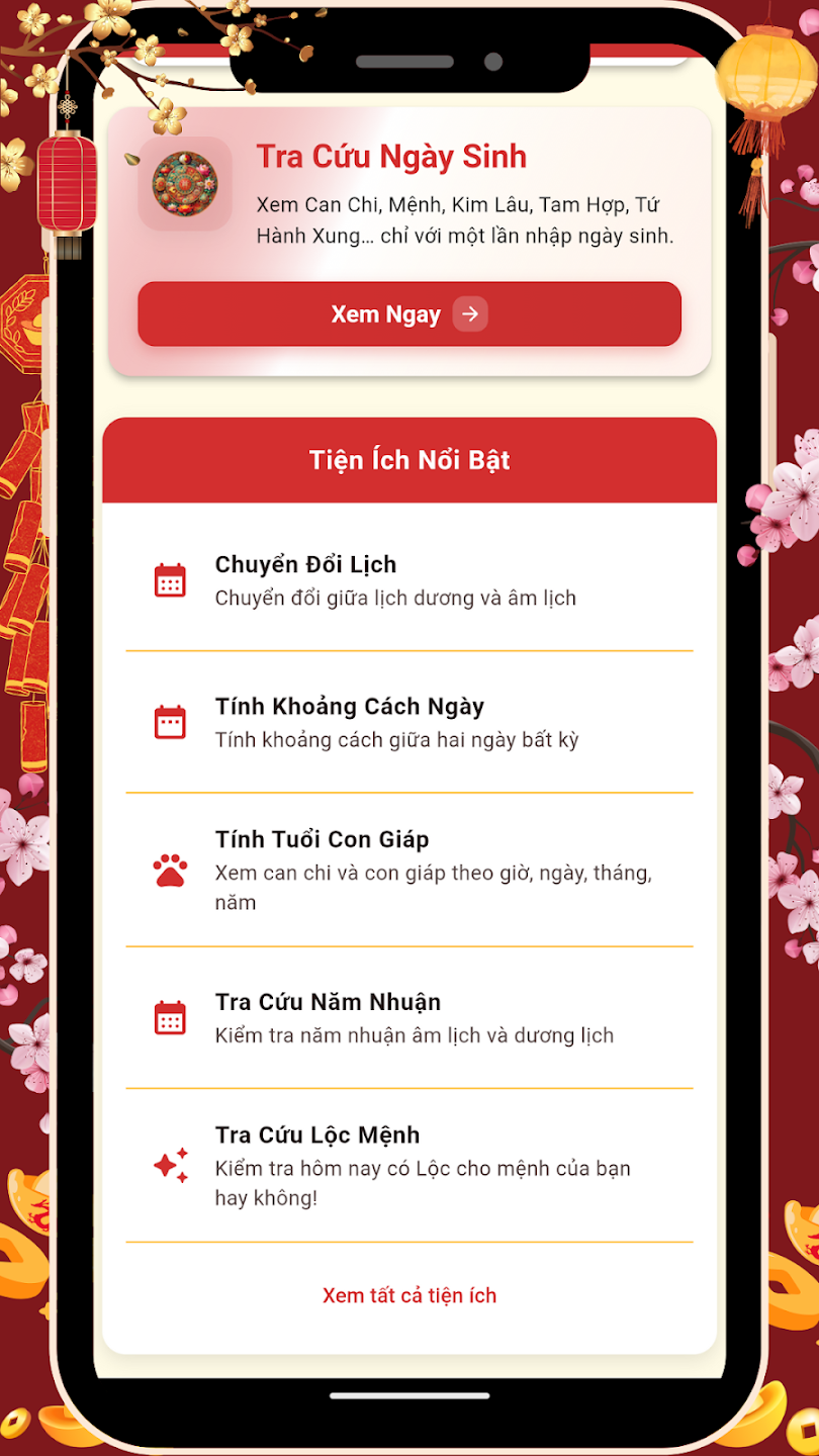 Xem Ngày Tốt Xấu