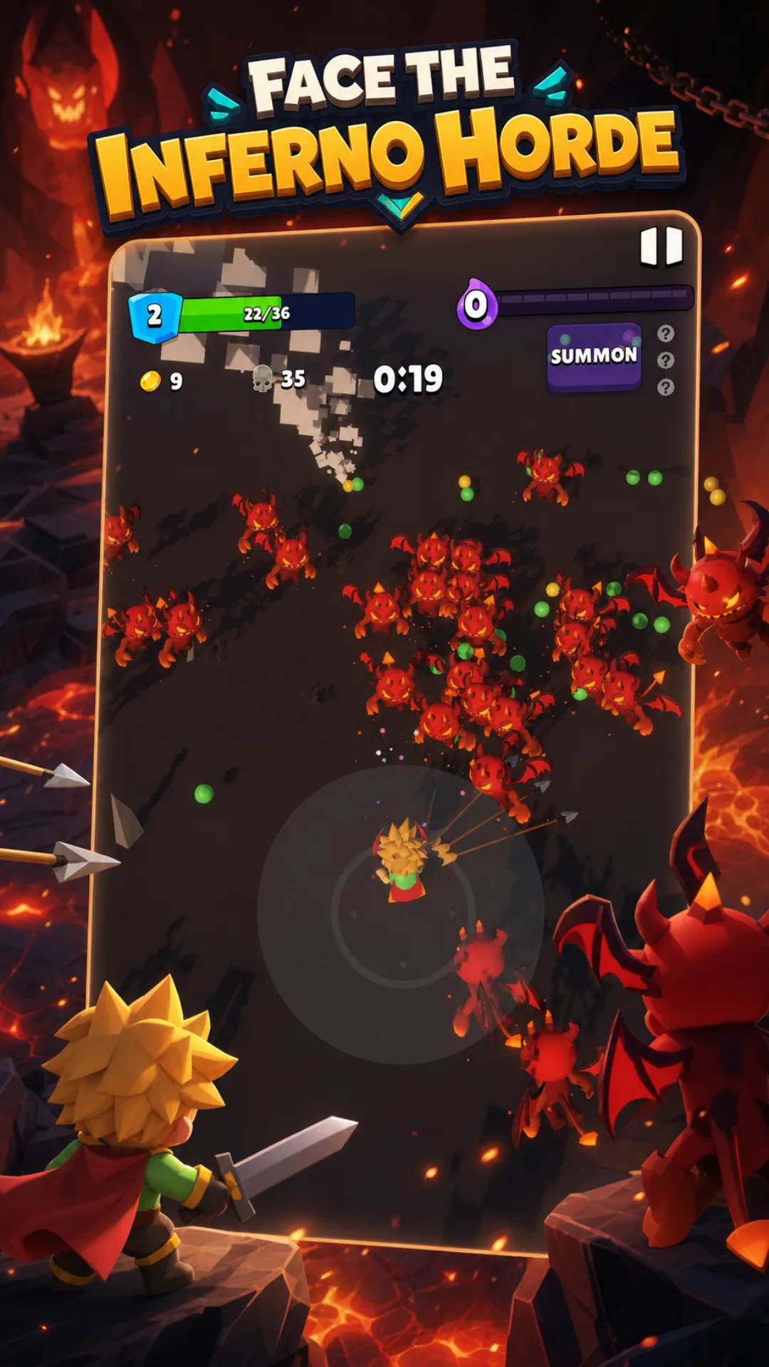 Themed map selection in Monster Survivor roguelike RPG