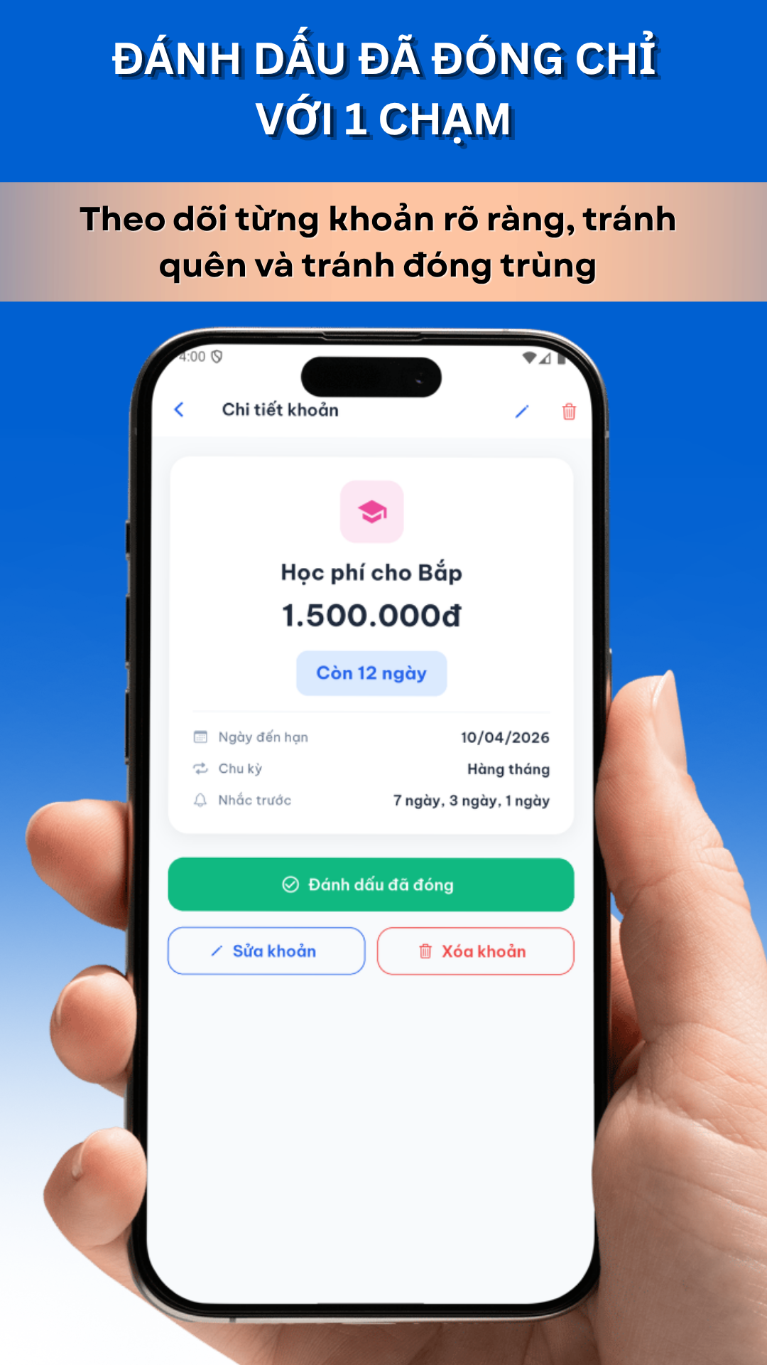 Sổ Đóng Tiền Screen 4