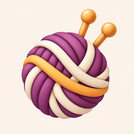 StitchCount yarn and knitting needles icon
